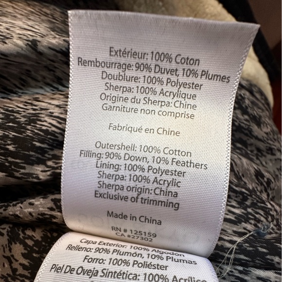 SOIA & KYO Women’s Black Parka, Size Medium - Picture 9 of 12